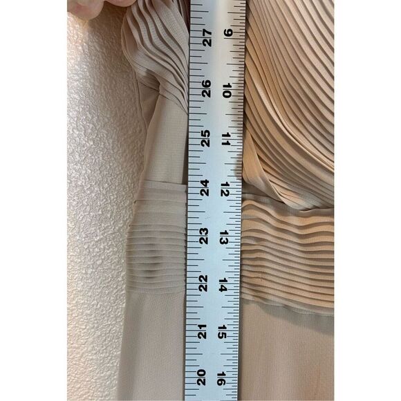 Birdy Grey Floor Length Formal Light Tan Maxi Dress With Pockets Women's Small - Picture 8 of 14